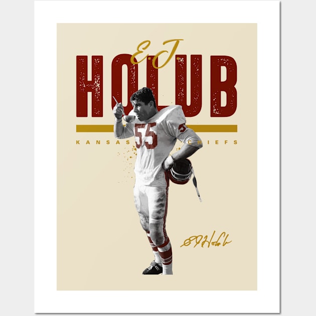 EJ Holub Halftime Wall Art by Juantamad